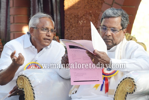 CM Siddaramaiah Lays foundation 1